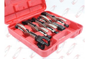 5Pc Axial Locking Clamp Auto Fen Welding Grip Pliers Set Types W, L, J, LL, JJ